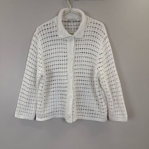 VINCE. Block Stitch Cardigan 🪷 - Picture 10 of 10